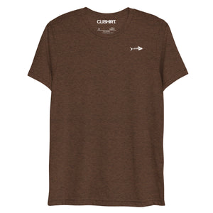 Clishirt© White Fish Tri-Blend Short sleeve t-shirt