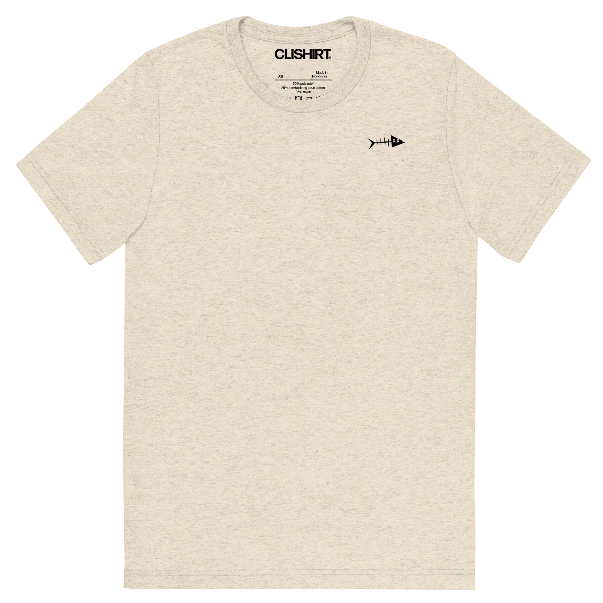 Clishirt© Black Fish Tri-Blend Short sleeve t-shirt