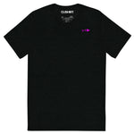 Clishirt© Magenta Fish Tri-Blend Short sleeve t-shirt