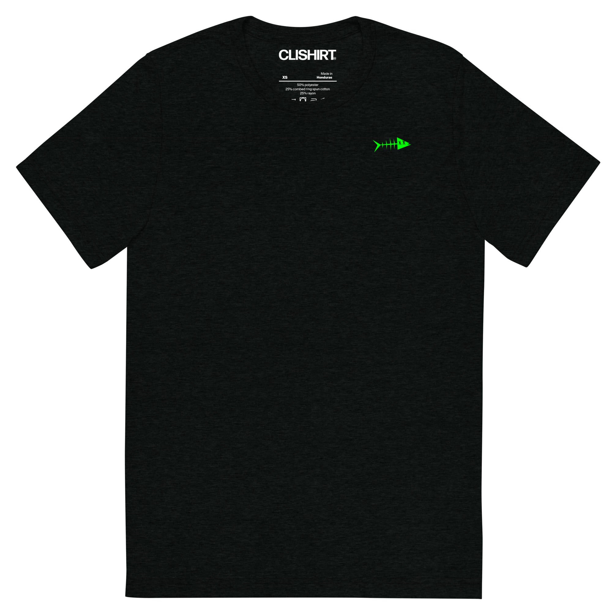 Clishirt© Green Fish Tri-Blend Short sleeve t-shirt