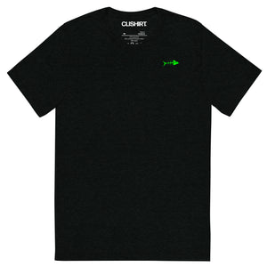 Clishirt© Green Fish Tri-Blend Short sleeve t-shirt