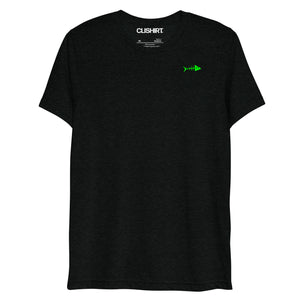Clishirt© Green Fish Tri-Blend Short sleeve t-shirt