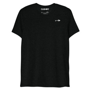Clishirt© White Fish Tri-Blend Short sleeve t-shirt