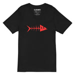 Clishirt© Red Fish Unisex Short Sleeve V-Neck T-Shirt