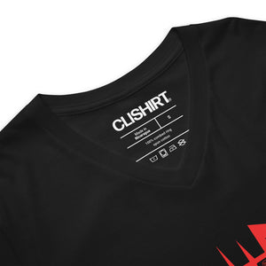 Clishirt© Red Fish Unisex Short Sleeve V-Neck T-Shirt