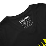 Clishirt© Yellow Fish Unisex Short Sleeve V-Neck T-Shirt
