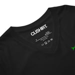 Clishirt© Green Fish Unisex Short Sleeve V-Neck T-Shirt
