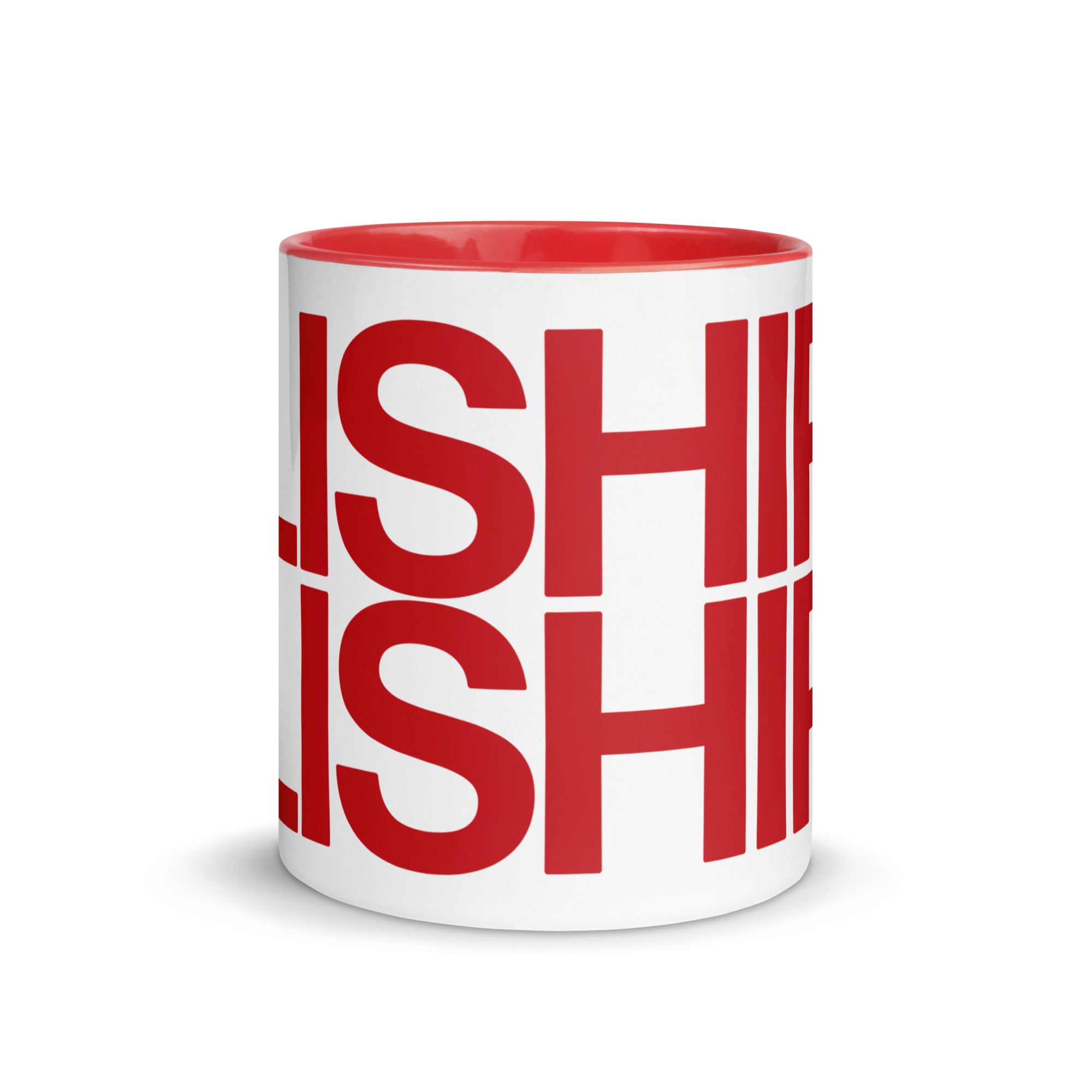 Clishirt© Red Double Branded Mug with Color Inside