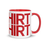 Clishirt© Red Double Branded Mug with Color Inside