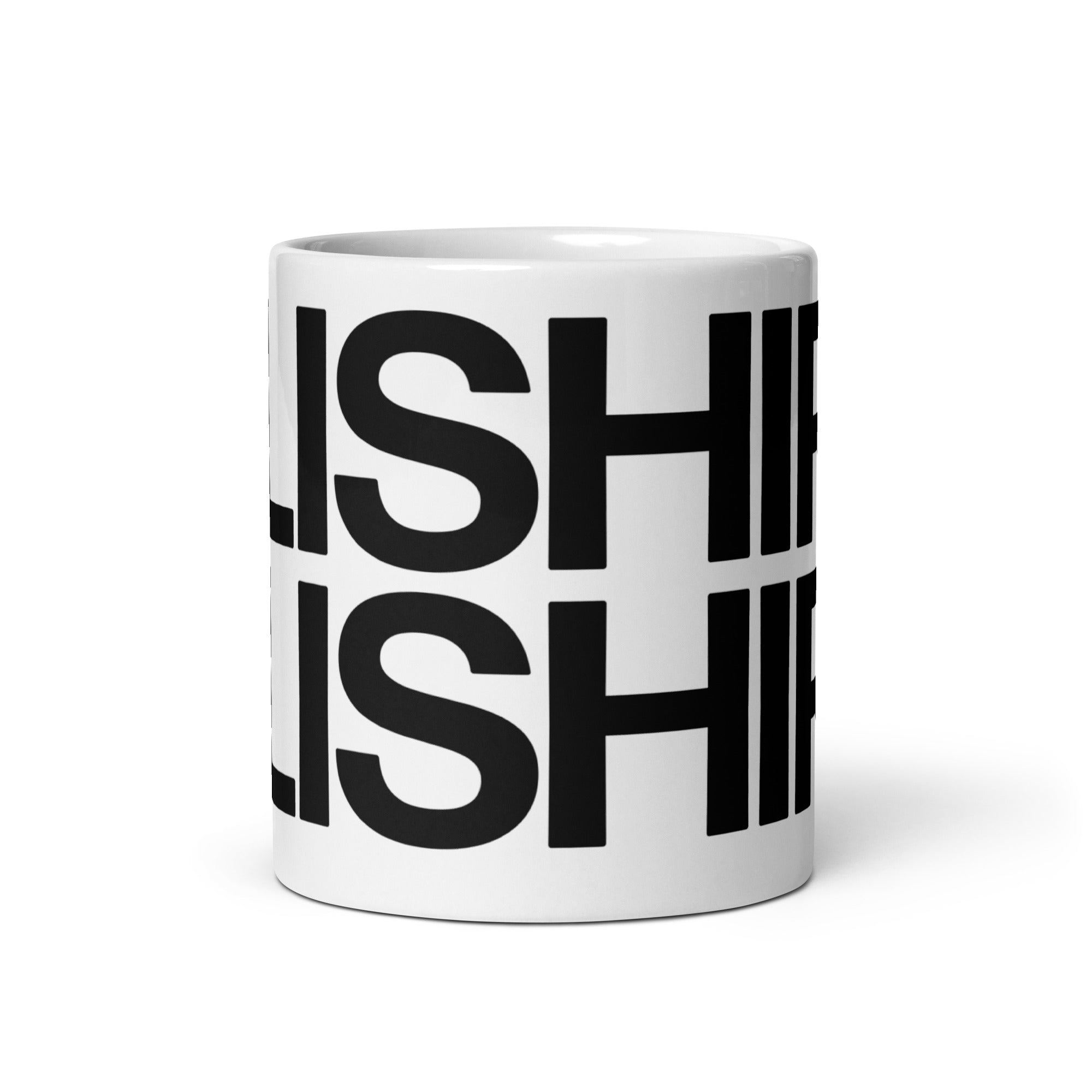 Clishirt© Double brand white glossy mug