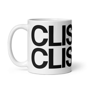 Clishirt© Double brand white glossy mug