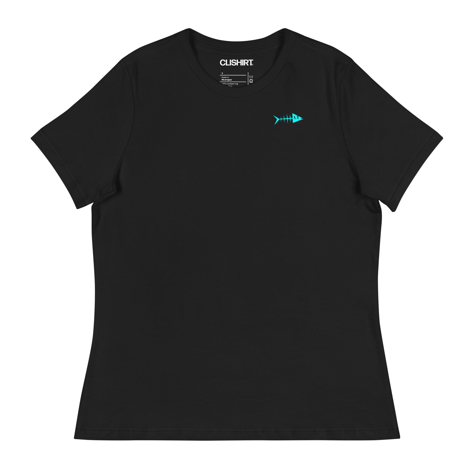 Clishirt© Cyan Fish Women's Relaxed T-Shirt