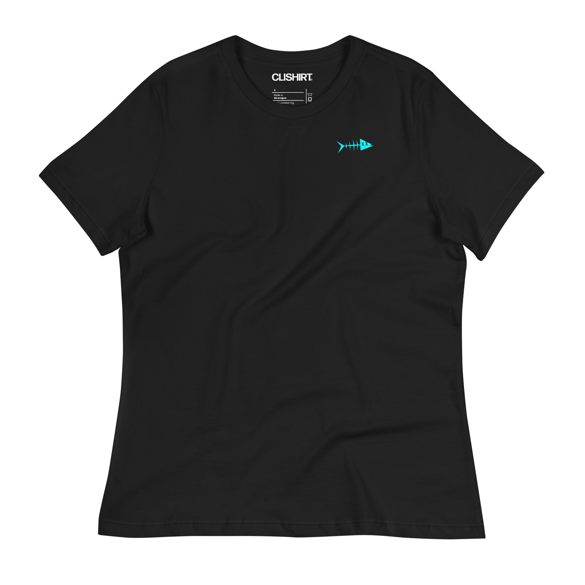 Clishirt© Cyan Fish Women's Relaxed T-Shirt