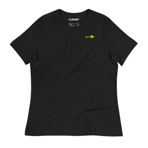 Clishirt© Yellow Fish Women's Relaxed T-Shirt
