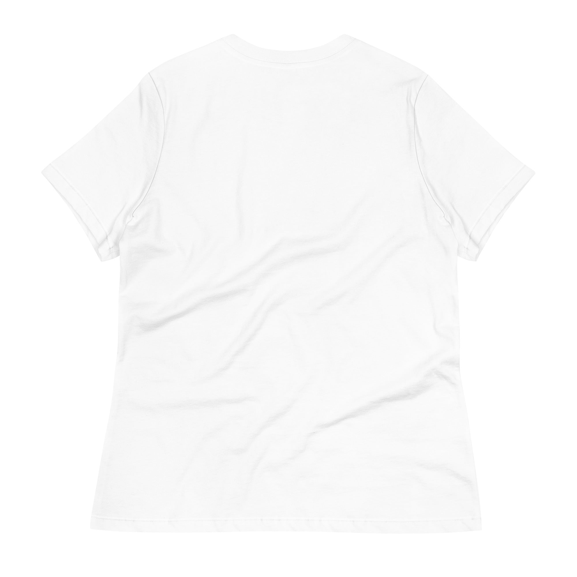 Clishirt© Embroidered White Fish Women's Relaxed T-Shirt