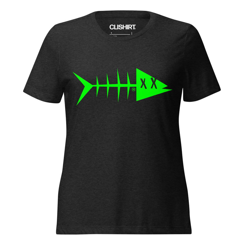 Clishirt© Green Fish Women’s relaxed tri-blend t-shirt