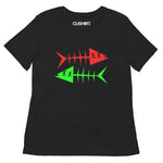 Clishirt© Red Fish Green Fish Women’s relaxed tri-blend t-shirt