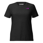 Clishirt© Magenta Fish Women’s relaxed tri-blend t-shirt