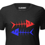 Clishirt© Red Fish Blue Fish Black Women’s relaxed tri-blend t-shirt