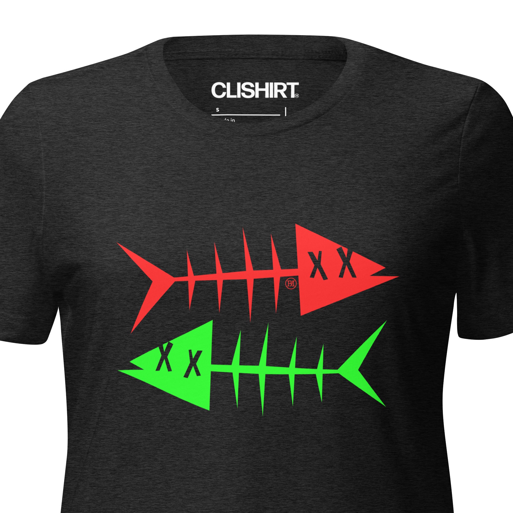 Clishirt© Red Fish Green Fish Women’s relaxed tri-blend t-shirt