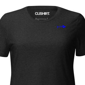 Clishirt© Blue Fish Women’s relaxed tri-blend t-shirt