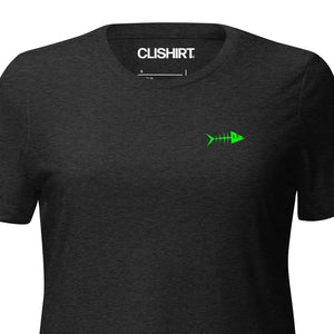 Clishirt© Green Fish Women’s relaxed tri-blend t-shirt