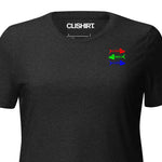 Clishirt© Red Green Blue Fish Women’s relaxed tri-blend t-shirt