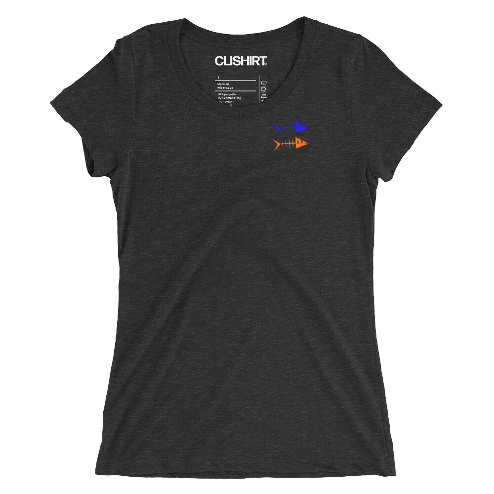 Clishirt© Blue Orange Fish Ladies' short sleeve t-shirt