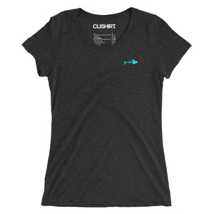 Clishirt© Cyan Fish Ladies' short sleeve t-shirt