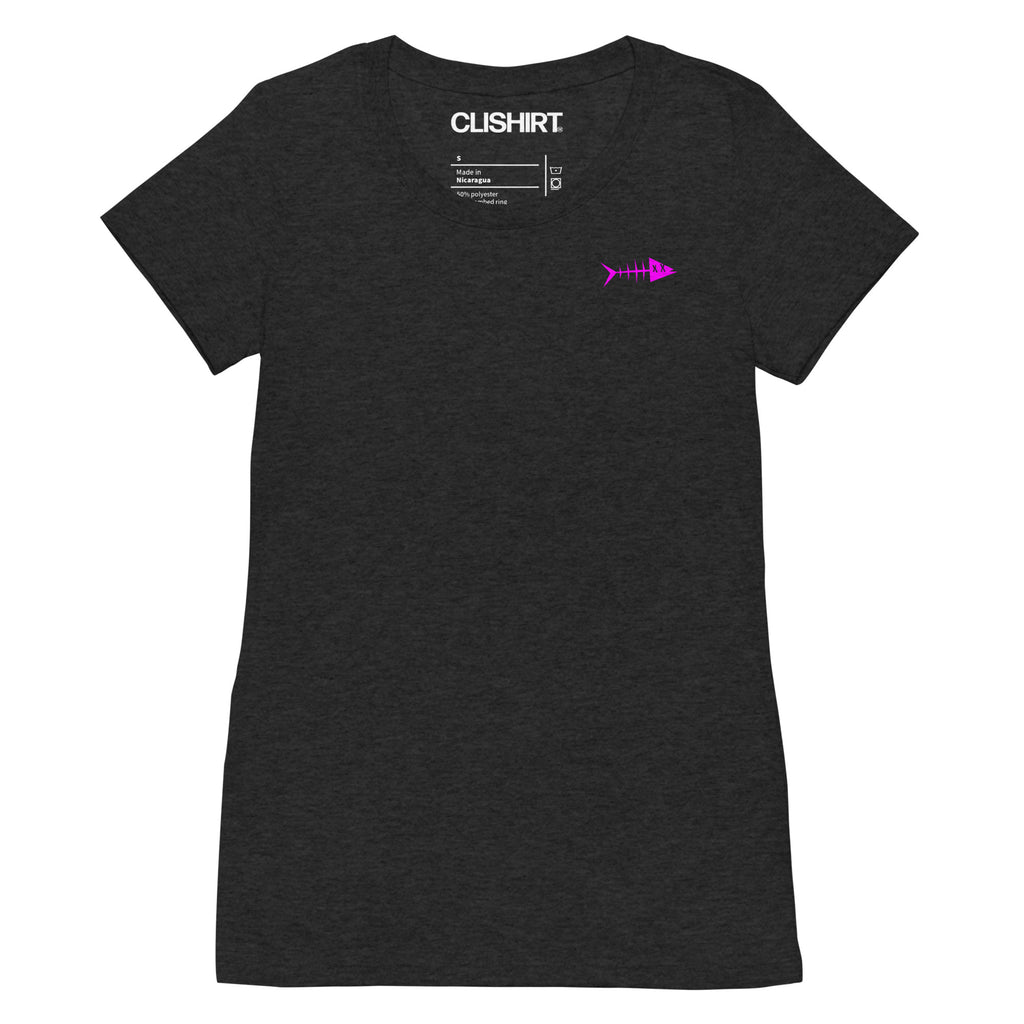 Clishirt© Magenta Fish Ladies' short sleeve t-shirt