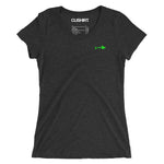 Clishirt© Green Tri-Blend Ladies' short sleeve t-shirt
