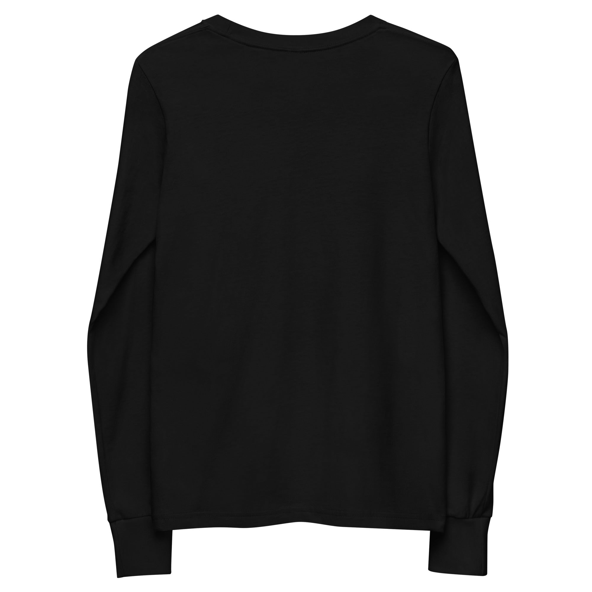 Clishirt© Embroidered Blue Fish Youth long sleeve tee
