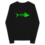 Clishirt© Green Fish Youth long sleeve tee