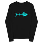 Clishirt© Cyan Fish Youth long sleeve tee