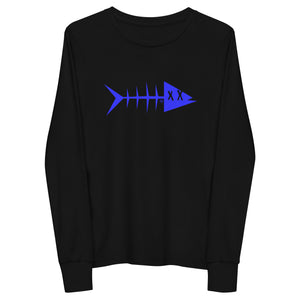 Clishirt© Blue Fish Youth long sleeve tee