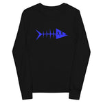 Clishirt© Blue Fish Youth long sleeve tee