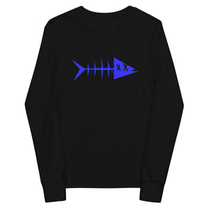 Clishirt© Blue Fish Youth long sleeve tee