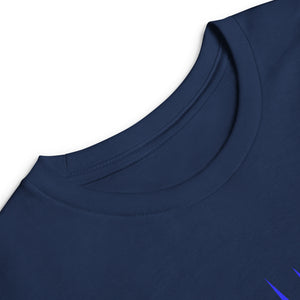 Clishirt© Blue Fish Youth navy long sleeve tee