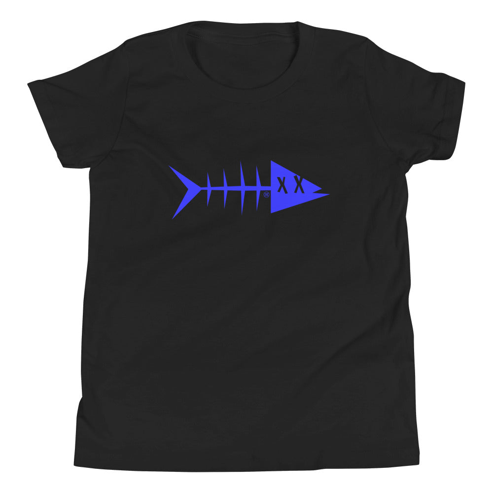 Clishirt© Blue Fish Youth Short Sleeve T-Shirt