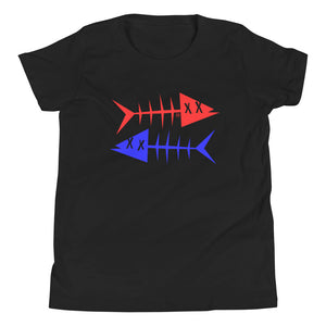 Clishirt© Red Fish Blue Fish Youth Short Sleeve T-Shirt