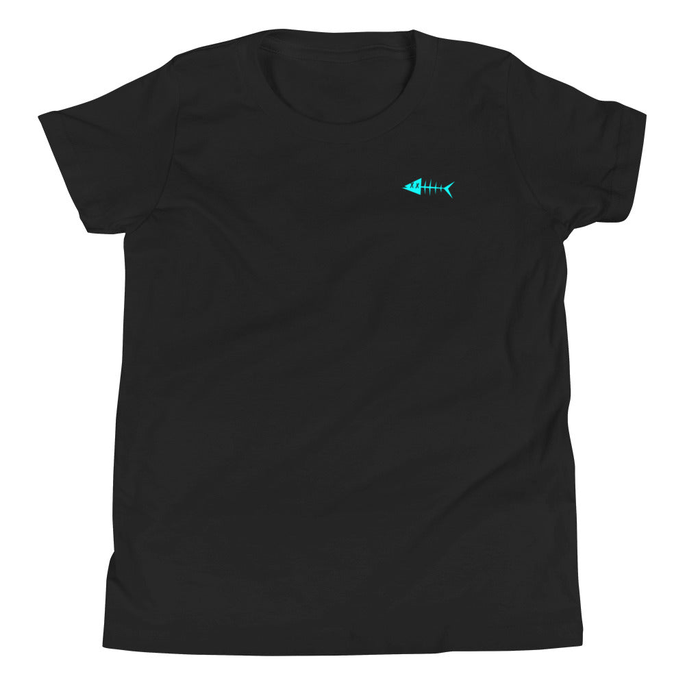 Clishirt© Cyan Fish Youth Short Sleeve T-Shirt